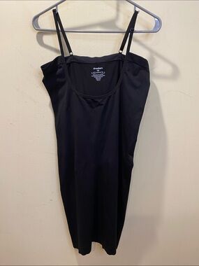 dressbarn Black Slip Dress with Adjustable Straps  Sz 1X